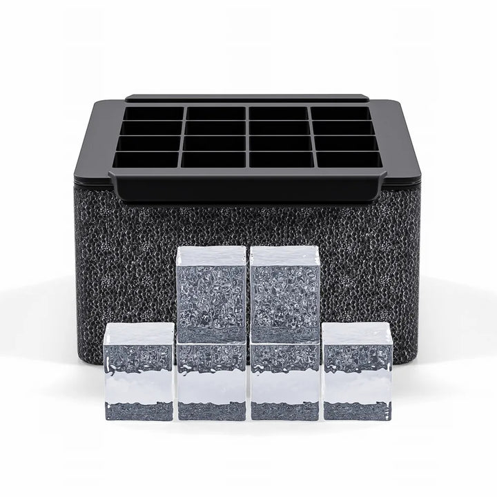 Bandeja para 16 cubitos de hielo transparente 4.2*4.2cm.