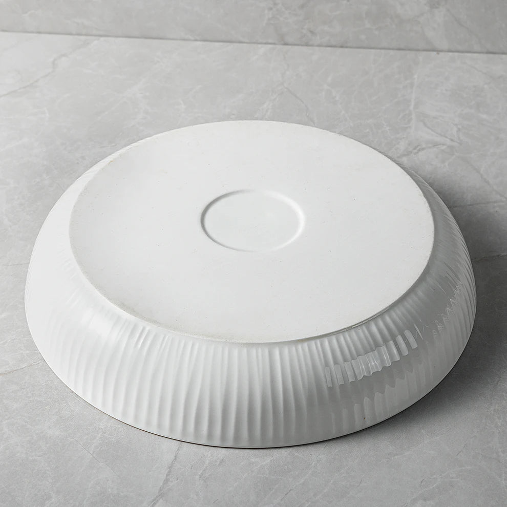 Plato Vajilla Sushi borde Gold para hielo seco 30x4.5cm