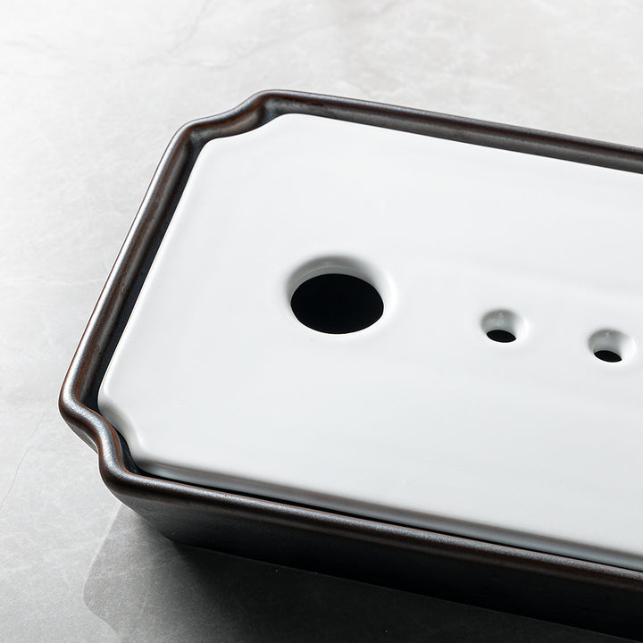 Plato Sushi para hielo seco 33.5X11.5X4.2cm.