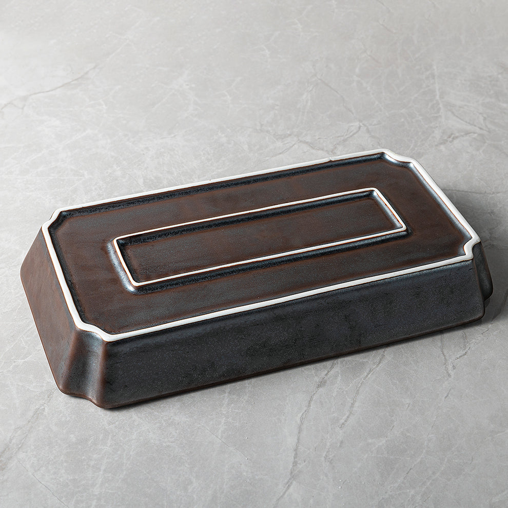 Plato Sushi para hielo seco 33.5X11.5X4.2cm.