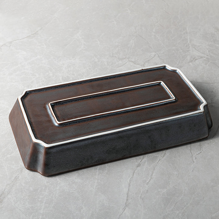 Plato Sushi para hielo seco 33.5X11.5X4.2cm.