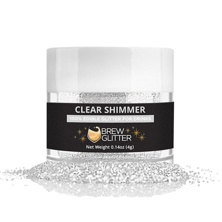 Clear Shimmer Brew Glitter 4 g | Cocktail Beverage Glitter