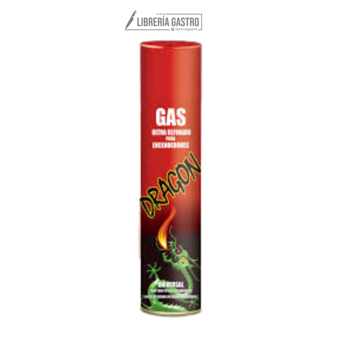 Gas Butano 480 cm³. Para Encendedores con Adaptadores