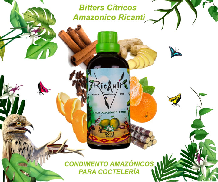 Bitters Cítricos Amazonico Ricanti 100ml