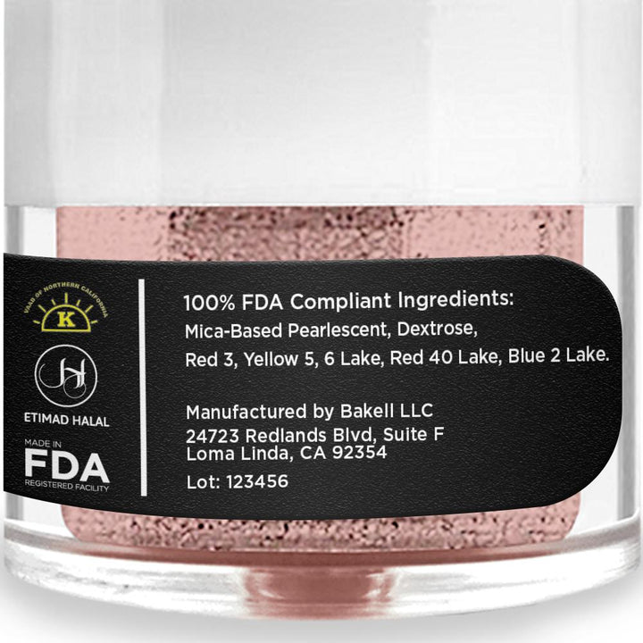 Brew Glitter oro rosa 4 g | Brillo de bebida de cóctel