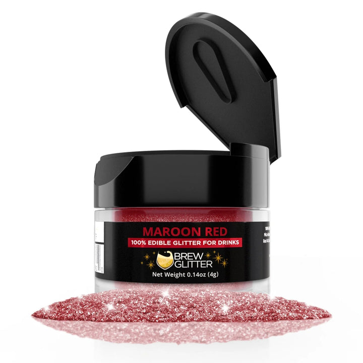 Maroon Red Brew Glitter 4 g| Cocktail Beverage Glitter