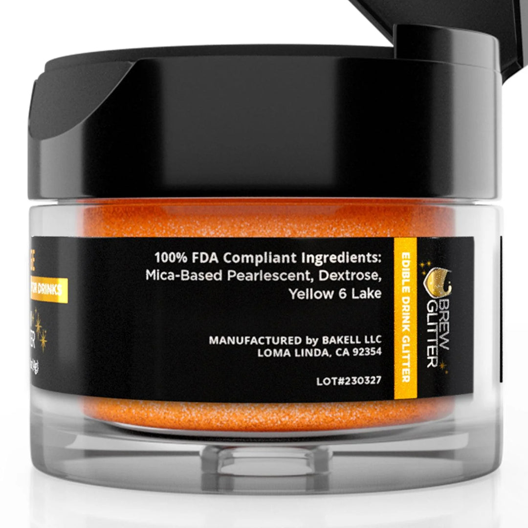 Orange Brew Glitter 4 g| Cocktail Beverage Glitter