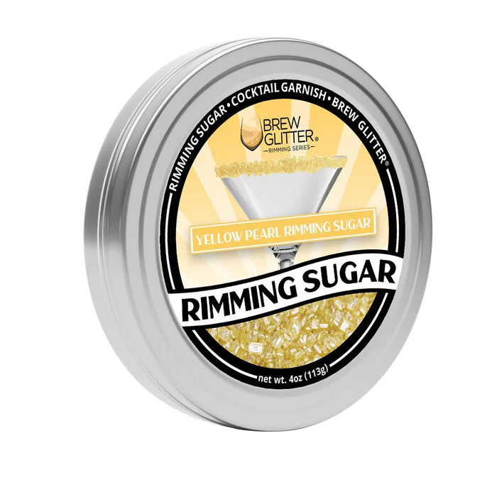Azúcar para bordear cóctel Perla Amarilla 4 gr. Brew Glitter.