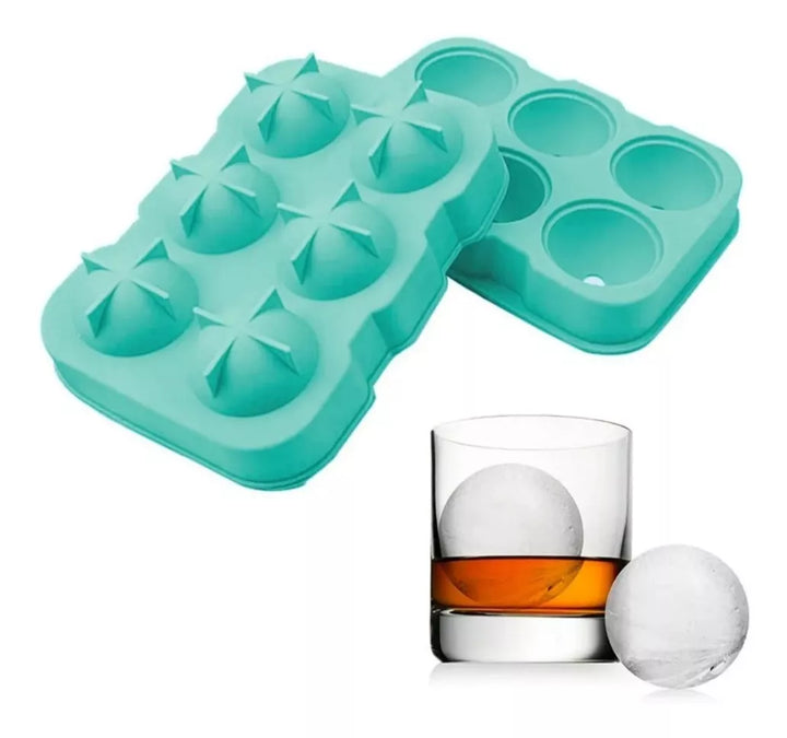 Molde De Silicón diá. 4,5 Para Hacer Hielo En Forma De Esfera Bola Favorito