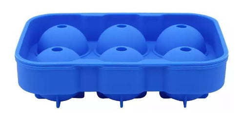 Molde De Silicón diá. 4,5 Para Hacer Hielo En Forma De Esfera Bola Favorito