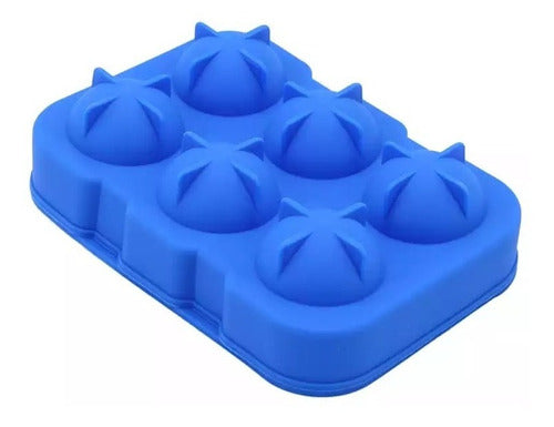 Molde De Silicón diá. 4,5 Para Hacer Hielo En Forma De Esfera Bola Favorito