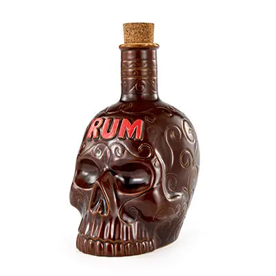 Tiki Skull Rum Bottle Ceramica 850ml.