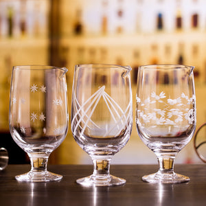 Vaso Mezclador con patrón japonés para cóctel, herramienta para camarero, 750ml.
