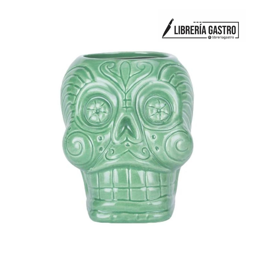 Tazas TIKI Craneo Verde 630ml