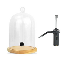 Cargar imagen en el visor de la galería, KIT Aladín  Ahumador instantáneo c/ Campana Ahumadora Alta 26 x 12.2cm día.