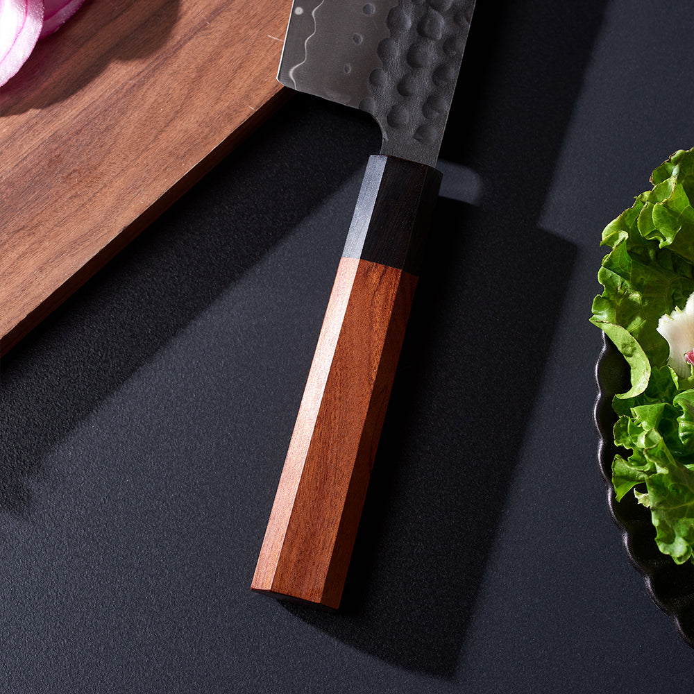 Cuchillo Utilitario #5, acero al carbono de tres capas AUS-10.