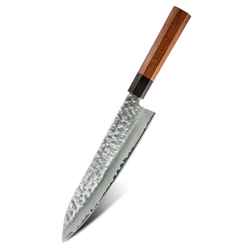 Cuchillo Chef de 9", acero de Damasco japonés, VG10 de acero de Damasco 67 capas.