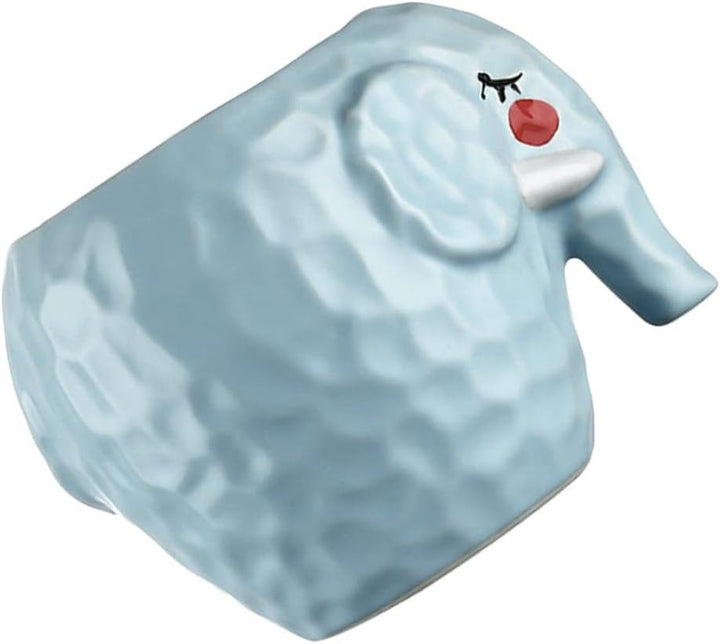 Taza de cerámica con forma de elefante Tiki, 500ml