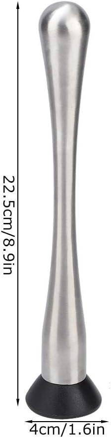 Mortero Premium de acero inoxidable.