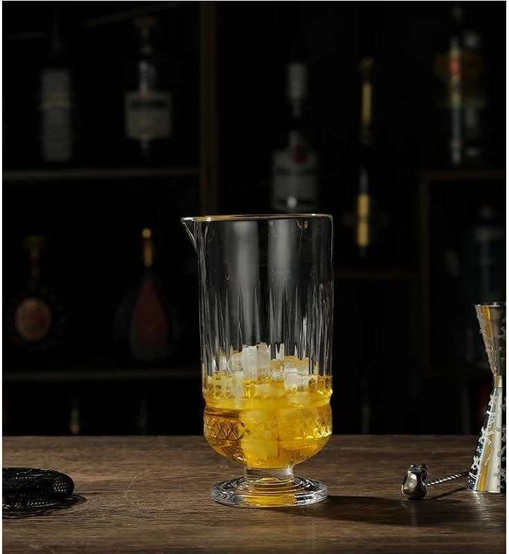 Mixing Glass vidrio diamante, con tallo de 750 ml