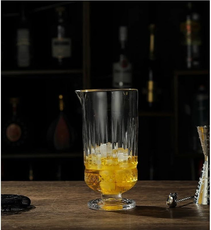 Mixing Glass vidrio diamante, con tallo de 750 ml