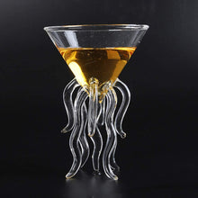 Cargar imagen en el visor de la galería, Copa Martini cristal creativo medusas 100ml. (SET X 6)