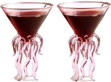 Cargar imagen en el visor de la galería, Copa Martini cristal creativo medusas 100ml. (SET X 6)