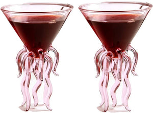 Copa Martini cristal creativo medusas 100ml. (SET X 6)