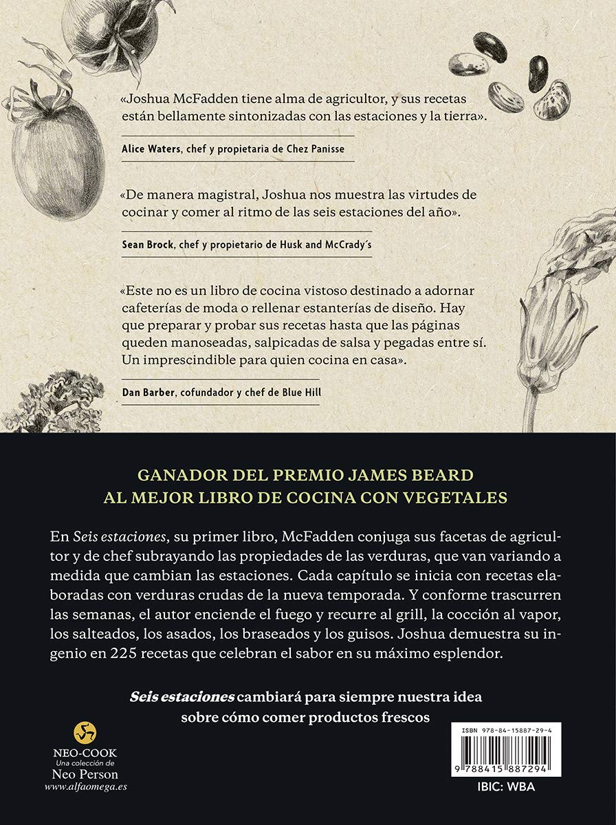 Seis estaciones: La nueva cocina con vegetales.