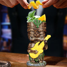 Cargar imagen en el visor de la galería, Tiki  Vasos para cócteles, 1 taza hawaiana Tiki de 13 onzas.