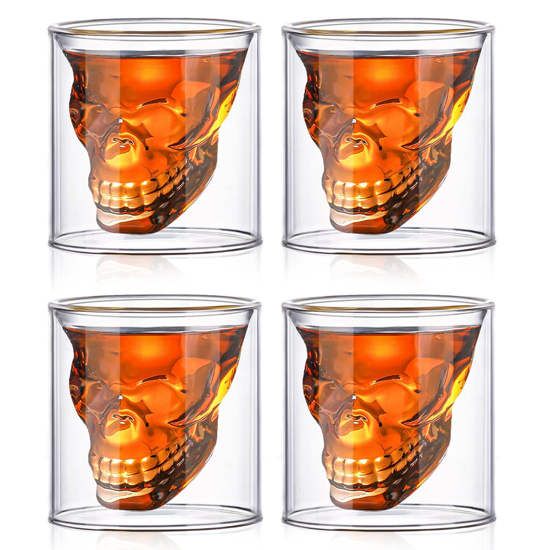 Copa Calavera Cráneo De Cristal 90ml. para Licor Skull