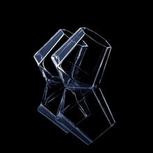 Cargar imagen en el visor de la galería, Vasos de whisky, vasos de cóctel transparentes en forma de diamante 320ml