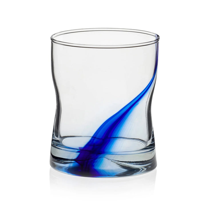 Vaso Blue Ribbon Impressions Rocks, 370ml (12.5oz) (set x 4)