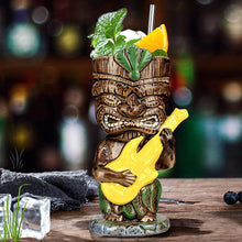 Cargar imagen en el visor de la galería, Tiki  Vasos para cócteles, 1 taza hawaiana Tiki de 13 onzas.