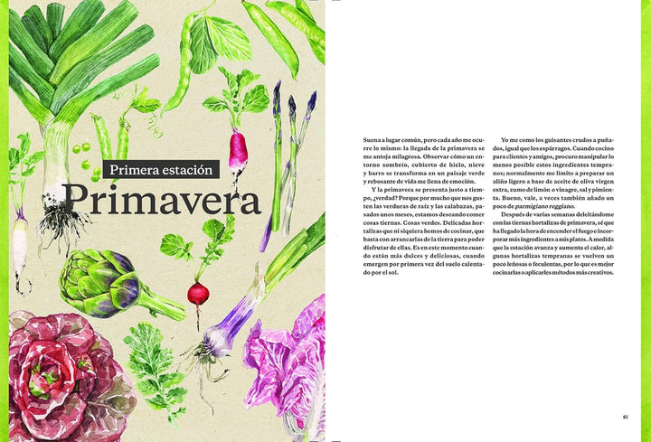 Seis estaciones: La nueva cocina con vegetales.