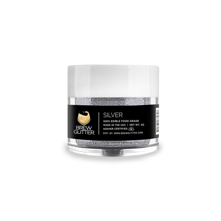 Brew Glitter silver 4 g | Brillo de bebida de cóctel