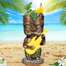 Cargar imagen en el visor de la galería, Tiki  Vasos para cócteles, 1 taza hawaiana Tiki de 13 onzas.