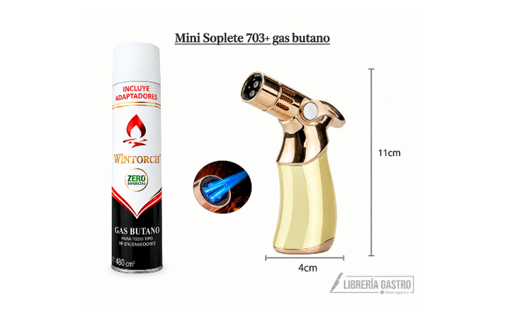 Mini Soplete 703 + Gas butano