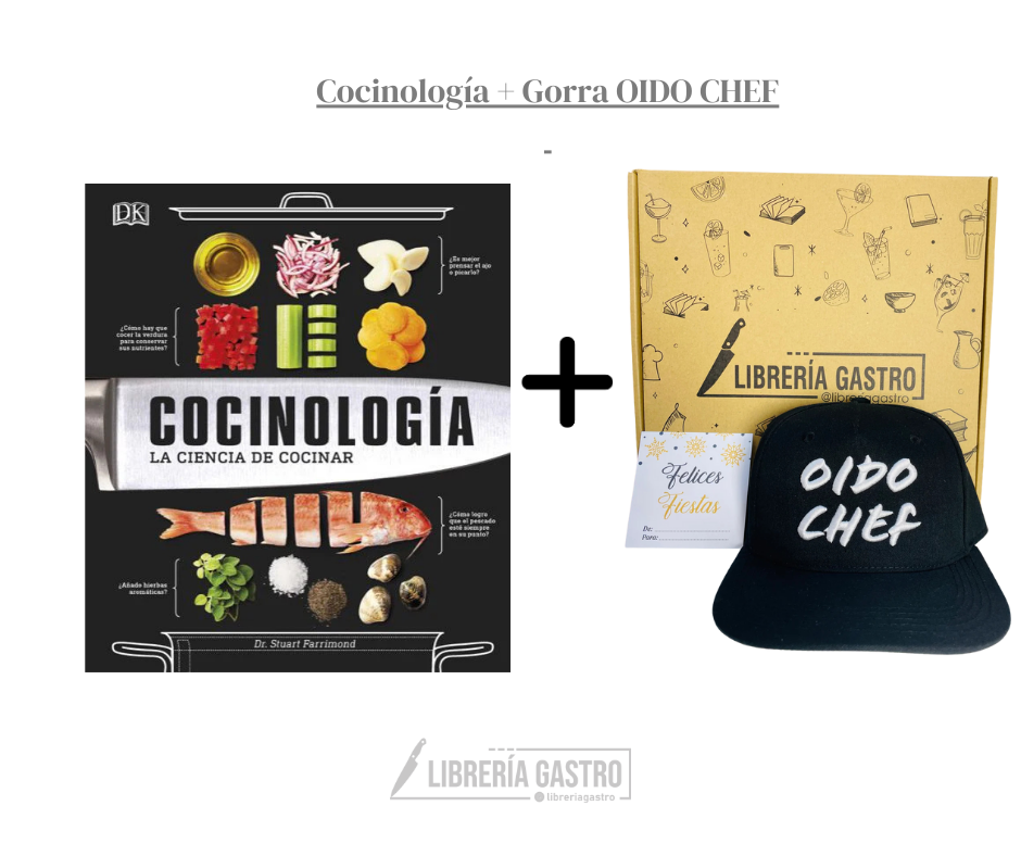 COCINOLOGÍA + Gorra OIDO CHEF (Pack)