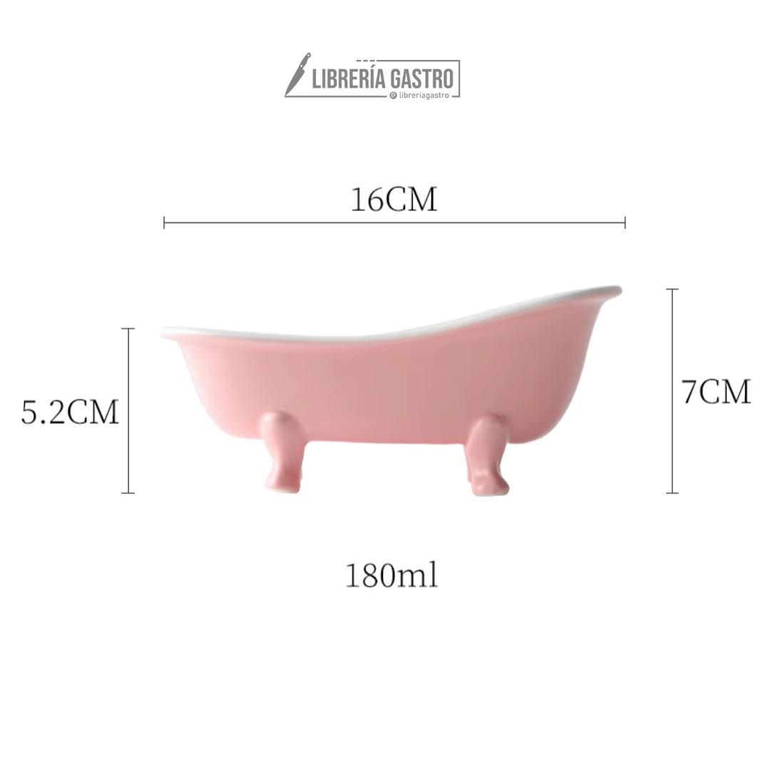 Tiki 3D Bañera realista 200ml (7oz) (Color : Pink)