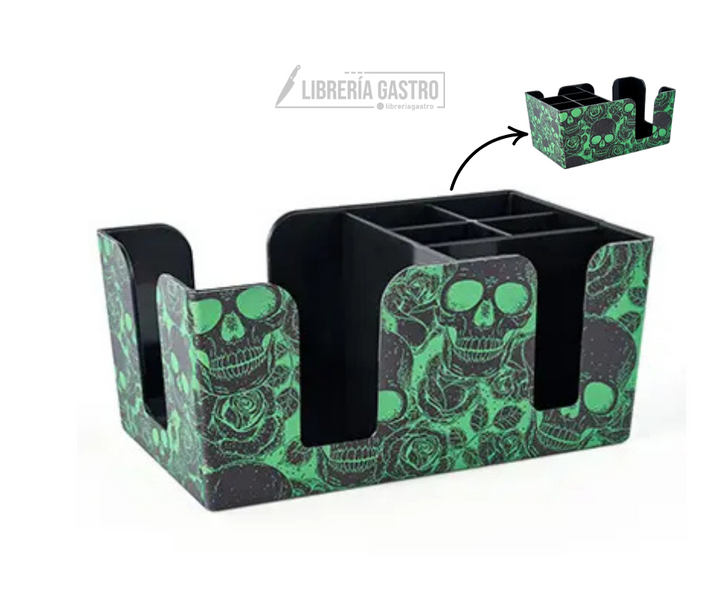 Skull Bar Caddy color verde