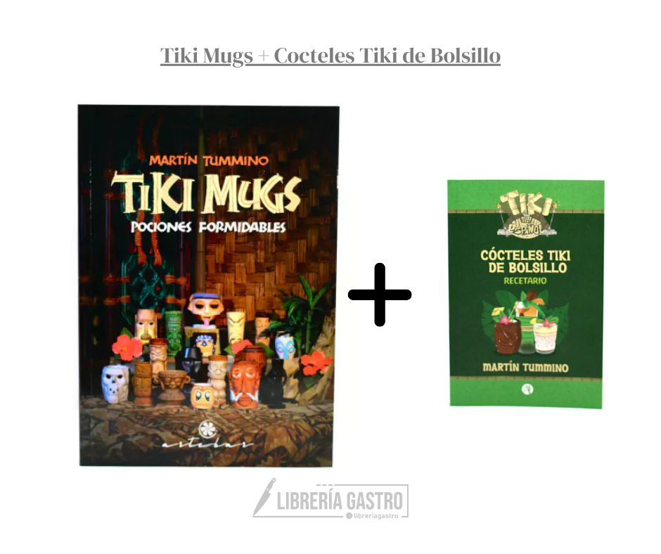 Tiki Mugs + Cocteles Tiki de Bolsillo (Pack)