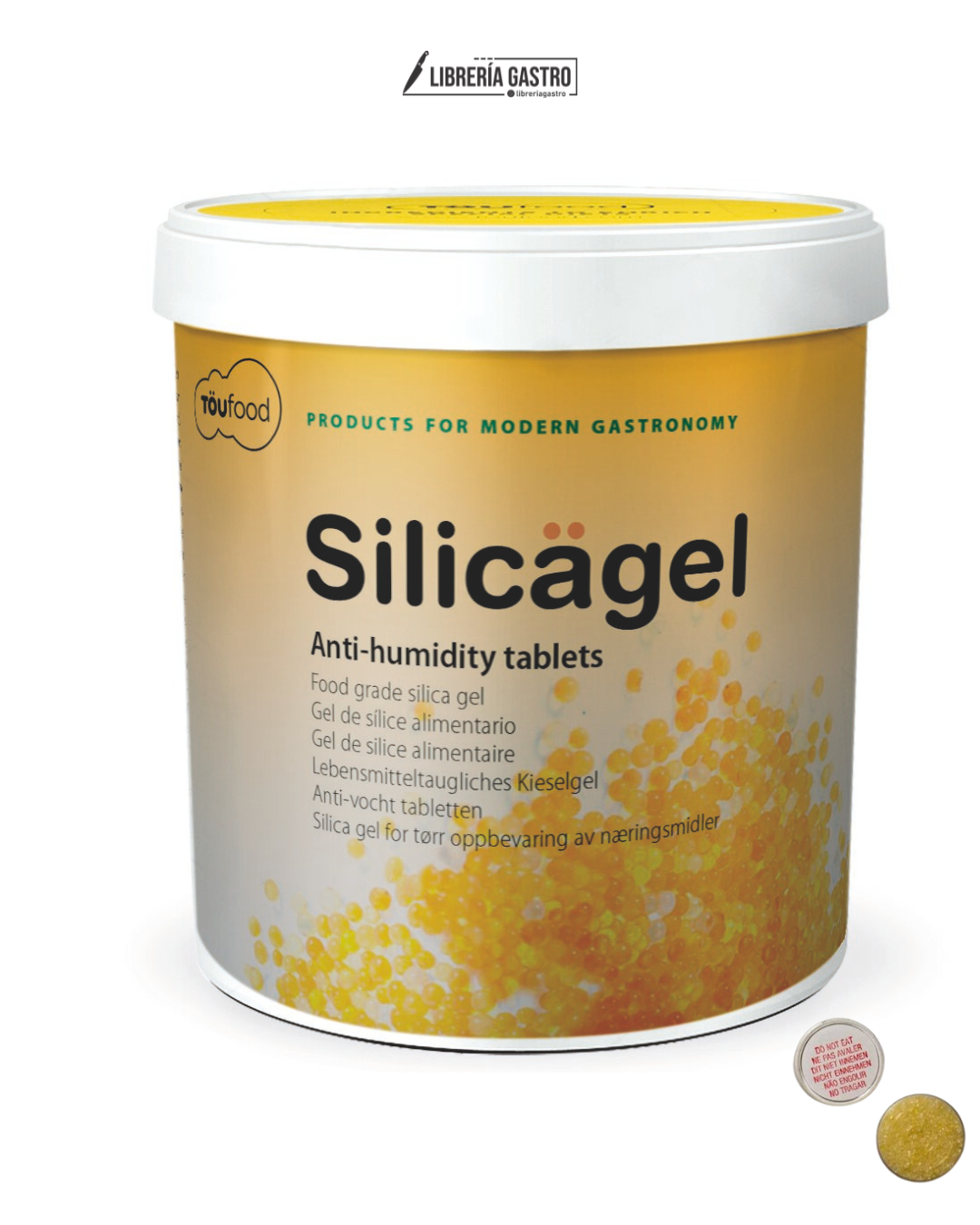 Silicägel – Gel de sílice alimentario – 90 un