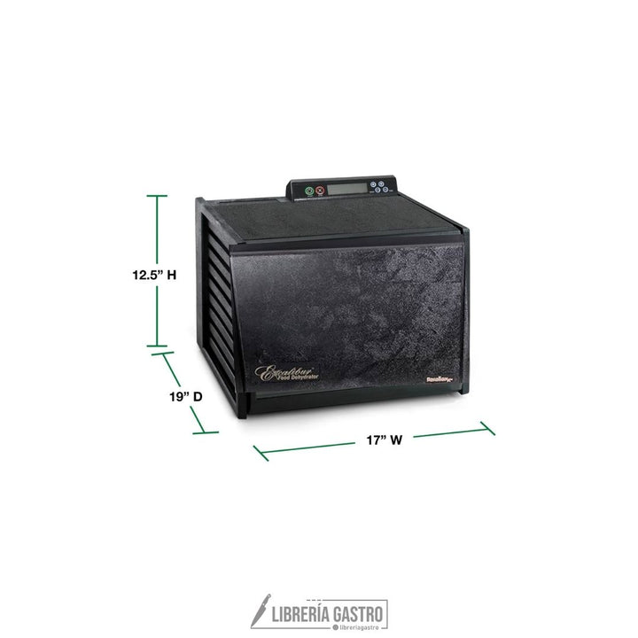 Deshidratador de alimentos Excalibur de 9 bandejas con temporizador DIGITAL de 48 horas
