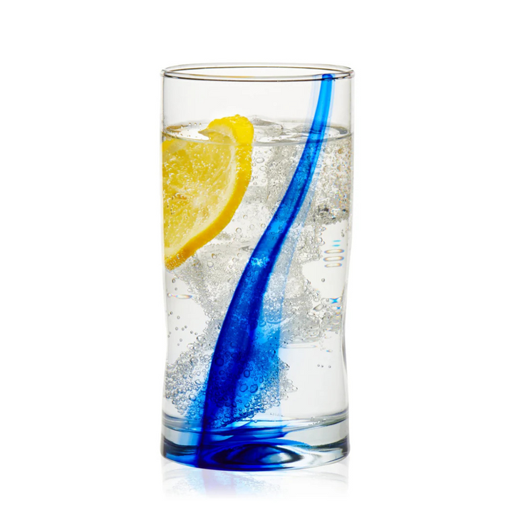Rocas Libbey Blue Ribbon Impressions 495ml (16.7oz) Set x4