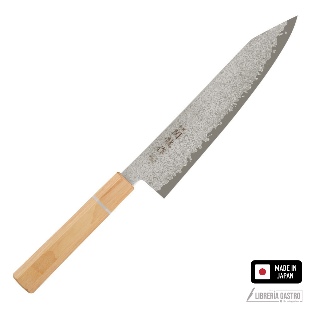 Cuchillo H-WP Damasco 33 capas Kiritsuke 210 mm - Hecho en Japón 🇯🇵