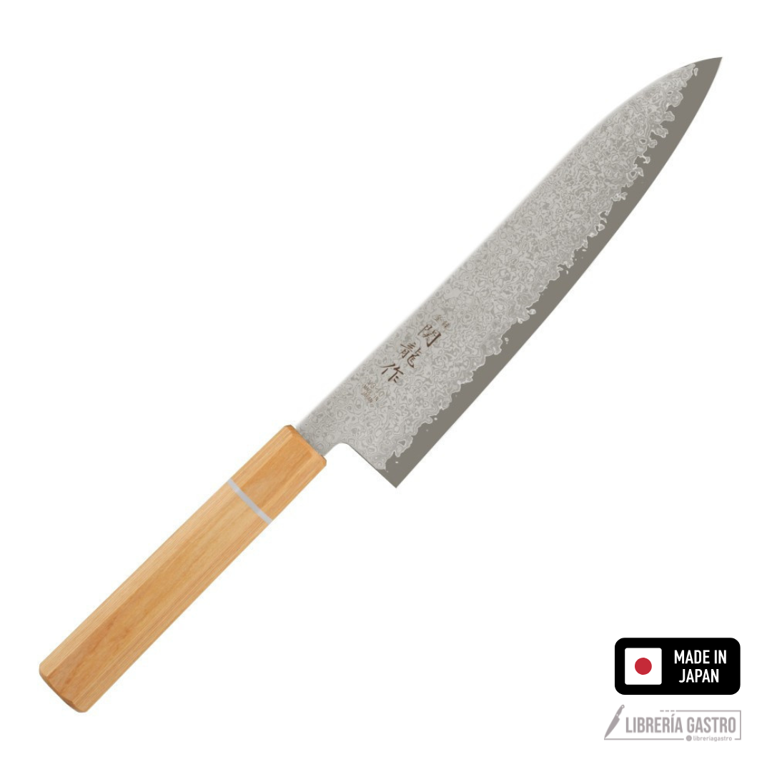 Cuchillo H-WP Damasco 33 capas cocinero 210 mm - Hecho en Japón 🇯🇵