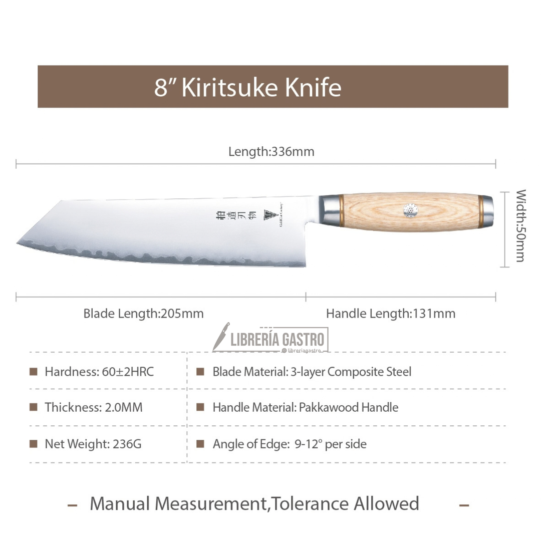 Cuchillo Kiritsuke #8 LUMEN – Núcleo 10Cr