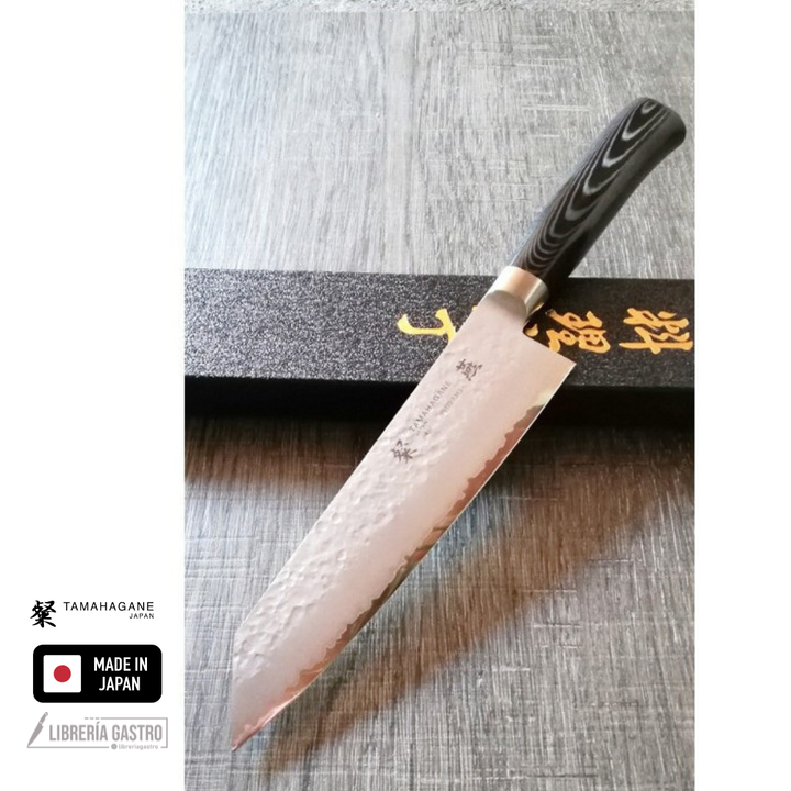 Cuchillo Tamahagane Tsubame Kengata 190 mm - Hecho en Japón 🇯🇵