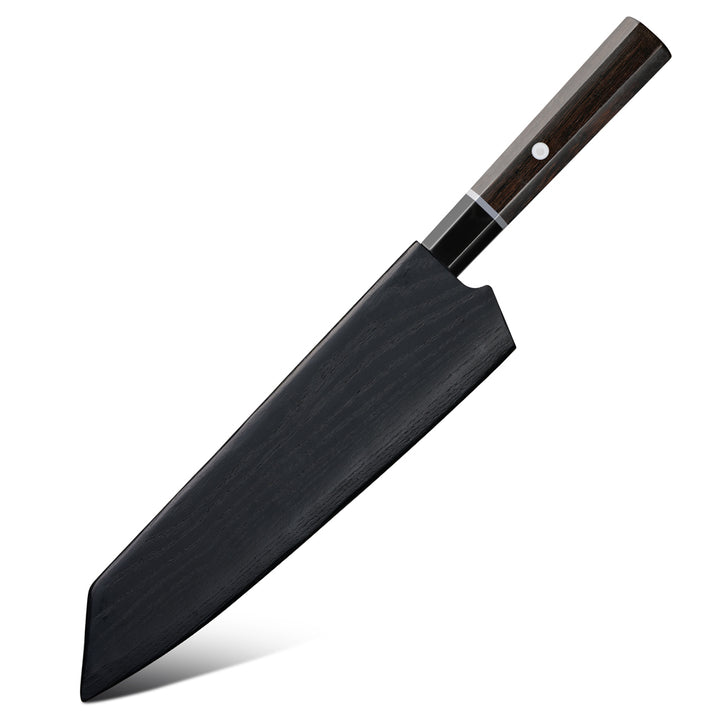 Cuchillo Kiritsuke #8 “Vórtice” – damasco de 61 capas Núcleo Japones Aogami Blue No. 2